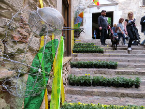 Temps de Flors 2018. Instal&middot;laci&oacute; a les Escales de la Pera