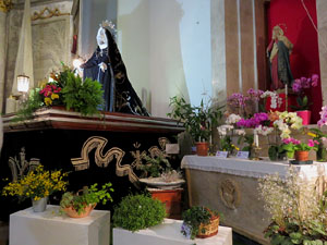 Temps de Flors 2018. Muntatges i instal&middot;lacions florals als diversos espais de l'Esgl&eacute;sia dels Dolors