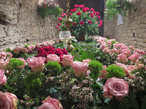 Temps de Flors 2018. Instal&middot;laci&oacute; floral El cor menjat al soterrani II de la Torre Gironella