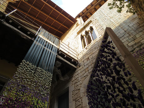 Temps de Flors 2018. Muntatges florals als diversos espais de la Casa Lle&oacute; Avinay, al Call jueu