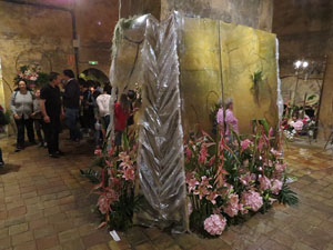 Temps de Flors 2018. Instal&middot;lacions als espais del Museu d'Hist&ograve;ria La Carbonera i la Cisterna