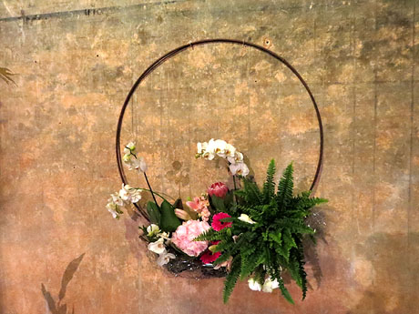 Temps de Flors 2018. Instal&middot;lacions als espais del Museu d'Hist&ograve;ria La Carbonera i La Cisterna