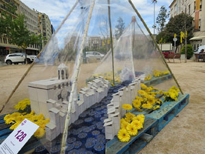 Temps de Flors 2018. Instal&middot;lacions i muntatges florals als espais de la pla&ccedil;a de Santa Susanna del Mercadal