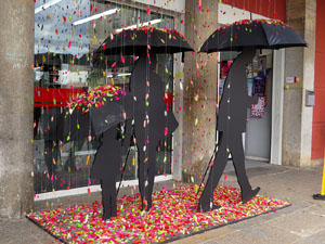 Temps de Flors 2018. Instal&middot;laci&oacute; floral al Mercat del Lle&oacute;