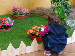 Temps de Flors 2018. Instal&middot;lacions i muntatges florals al claustre del Centre Cultural La Merc&egrave;
