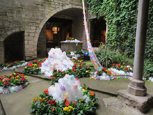 Temps de Flors 2018. Muntatges i instal&middot;lacions a La Pabordia