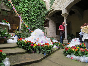 Temps de Flors 2018. Muntatges i instal&middot;lacions a La Pabordia