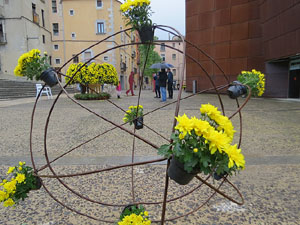 Temps de Flors 2018. Muntatges i instal&middot;lacions florals a la pla&ccedil;a del Pallol