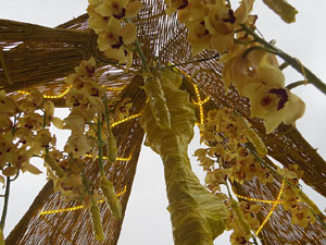 Temps de Flors 2018. Instal&middot;laci&oacute; Cam&iacute; a la llibertat al pont d'en G&oacute;mez