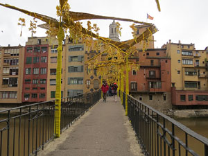Temps de Flors 2018. Instal&middot;laci&oacute; Cam&iacute; a la llibertat al pont d'en G&oacute;mez