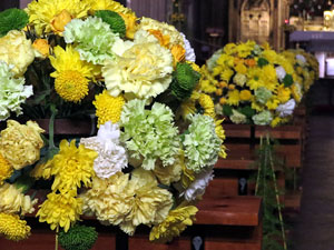 Temps de Flors 2018. Muntatges i instal&middot;lacions florals als diversos espais de l'Esgl&eacute;sia del Sagrat Cor