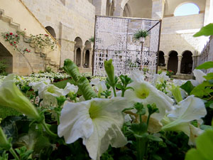 Temps de Flors 2018. Instal&middot;lacions i decoracions florals al claustre rom&agrave;nic del monestir de Sant Daniel