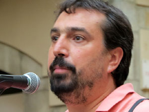 Concentraci&oacute; a la pla&ccedil;a del Vi el dilluns 30 de juliol 2018