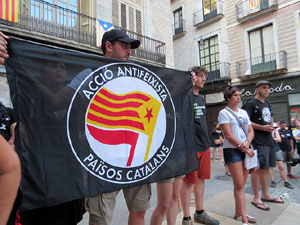 Concentraci&oacute; a la pla&ccedil;a del Vi el dilluns 30 de juliol 2018