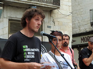 Concentraci&oacute; a la pla&ccedil;a del Vi el dilluns 30 de juliol 2018
