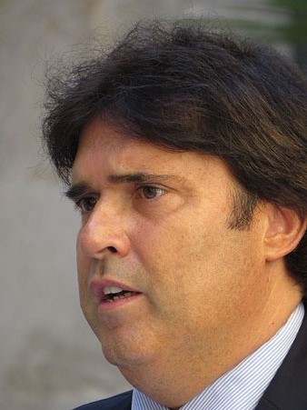 Pere Vila, delegat del Govern a Girona, durant el seu parlament