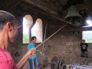 Festa Major de Sant Daniel 2018 - Repic de campanes des del campanar del Monestir de Sant Daniel