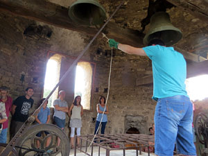 Festa Major de Sant Daniel 2018 - Repic de campanes des del campanar del Monestir de Sant Daniel