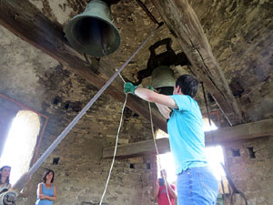 Festa Major de Sant Daniel 2018 - Repic de campanes des del campanar del Monestir de Sant Daniel