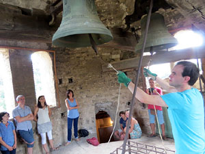 Festa Major de Sant Daniel 2018 - Repic de campanes des del campanar del Monestir de Sant Daniel