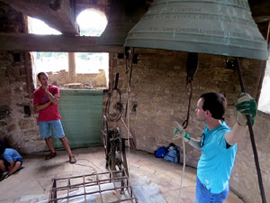 Festa Major de Sant Daniel 2018 - Repic de campanes des del campanar del Monestir de Sant Daniel