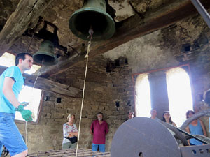Festa Major de Sant Daniel 2018 - Repic de campanes des del campanar del Monestir de Sant Daniel