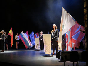 FITAG 2018 - Representaci&oacute; de l'obra Europa, a c&agrave;rrec de Cr&agrave;dula Teatre i el Cor Preludi, al Teatre Municipal