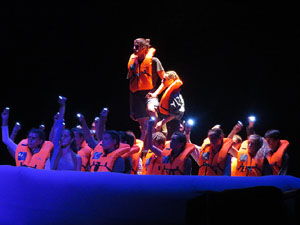 FITAG 2018 - Representaci&oacute; de l'obra Europa, a c&agrave;rrec de Cr&agrave;dula Teatre i el Cor Preludi, al Teatre Municipal