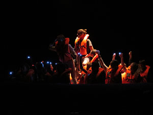 FITAG 2018 - Representaci&oacute; de l'obra Europa, a c&agrave;rrec de Cr&agrave;dula Teatre i el Cor Preludi, al Teatre Municipal