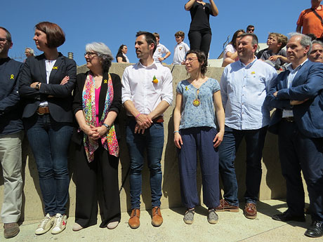 Inaguraci&oacute; oficial de la pla&ccedil;a de l'U d'octubre 2017 al barri del Mercadal