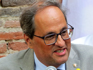 Inauguraci&oacute; de l'exposici&oacute; '55 urnes per la Llibertat' a la Casa de la Catalanitat de Perpiny&agrave;