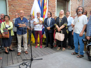 Inauguraci&oacute; de l'exposici&oacute; '55 urnes per la Llibertat' a la Casa de la Catalanitat de Perpiny&agrave;