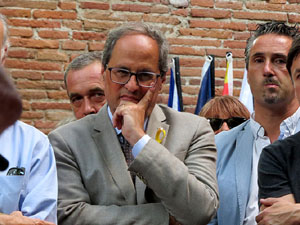 Inauguraci&oacute; de l'exposici&oacute; '55 urnes per la Llibertat' a la Casa de la Catalanitat de Perpiny&agrave;