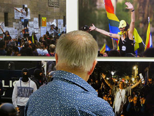 Inauguraci&oacute; de l'exposici&oacute; '55 urnes per la Llibertat' a la Casa de la Catalanitat de Perpiny&agrave;
