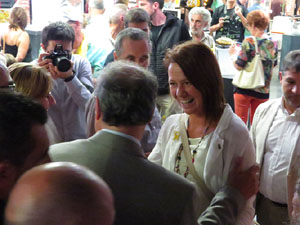 Inauguraci&oacute; de l'exposici&oacute; '55 urnes per la Llibertat' a la Casa de la Catalanitat de Perpiny&agrave;