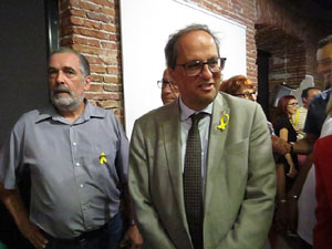 Inauguraci&oacute; de l'exposici&oacute; '55 urnes per la Llibertat' a la Casa de la Catalanitat de Perpiny&agrave;