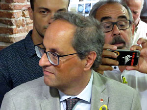 Inauguraci&oacute; de l'exposici&oacute; '55 urnes per la Llibertat' a la Casa de la Catalanitat de Perpiny&agrave;