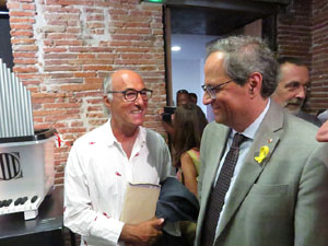 Inauguraci&oacute; de l'exposici&oacute; '55 urnes per la Llibertat' a la Casa de la Catalanitat de Perpiny&agrave;