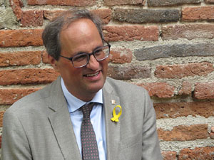 Inauguraci&oacute; de l'exposici&oacute; '55 urnes per la Llibertat' a la Casa de la Catalanitat de Perpiny&agrave;