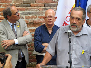 Inauguraci&oacute; de l'exposici&oacute; '55 urnes per la Llibertat' a la Casa de la Catalanitat de Perpiny&agrave;