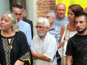 Inauguraci&oacute; de l'exposici&oacute; '55 urnes per la Llibertat' a la Casa de la Catalanitat de Perpiny&agrave;