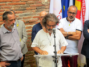 Inauguraci&oacute; de l'exposici&oacute; '55 urnes per la Llibertat' a la Casa de la Catalanitat de Perpiny&agrave;