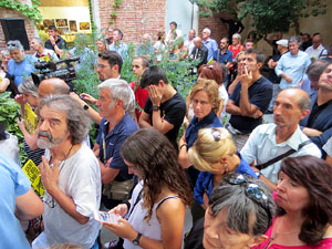Inauguraci&oacute; de l'exposici&oacute; '55 urnes per la Llibertat' a la Casa de la Catalanitat de Perpiny&agrave;