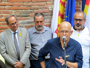 Inauguraci&oacute; de l'exposici&oacute; '55 urnes per la Llibertat' a la Casa de la Catalanitat de Perpiny&agrave;