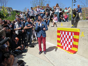 Inaguraci&oacute; oficial de la pla&ccedil;a de l'U d'octubre 2017 al barri del Mercadal