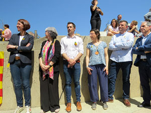 Inaguraci&oacute; oficial de la pla&ccedil;a de l'U d'octubre 2017 al barri del Mercadal