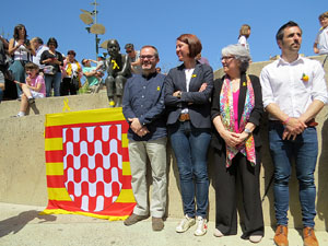 Inaguraci&oacute; oficial de la pla&ccedil;a de l'U d'octubre 2017 al barri del Mercadal