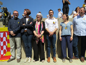 Inaguraci&oacute; oficial de la pla&ccedil;a de l'U d'octubre 2017 al barri del Mercadal