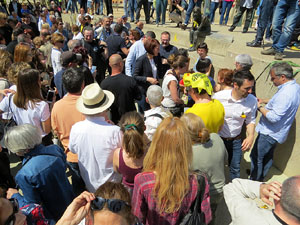 Inaguraci&oacute; oficial de la pla&ccedil;a de l'U d'octubre 2017 al barri del Mercadal