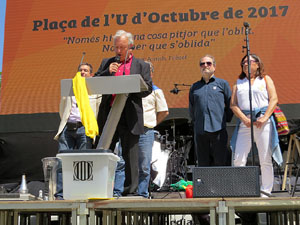 Inaguraci&oacute; oficial de la pla&ccedil;a de l'U d'octubre 2017 al barri del Mercadal
